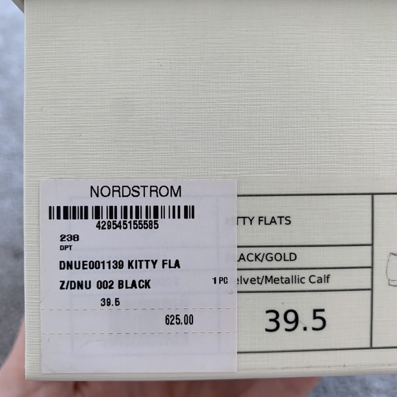 Charlotte Olympia Kitty Flats Black and Gold - Picture 7 of 12